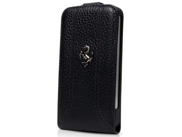 Чехол для сотового телефона Ferrari Flip FF-Collection FEFFFLP5BL Black для iPhone 5