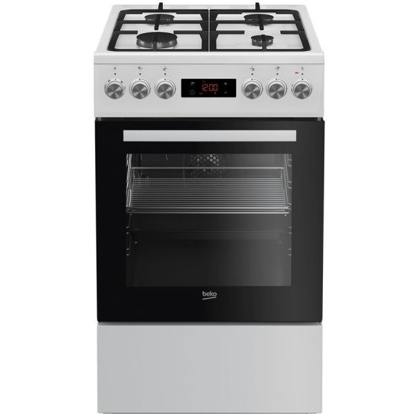 Комбинированная плита BEKO FSM52331DW белый/черный