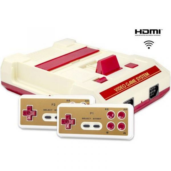 Игровая приставка RETRO GENESIS HD Wireless 300 игр два беспроводных джойстика белый/красный