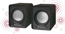 Портативная колонка Defender 2.0 SPK 22 Black 2x2.5W USB